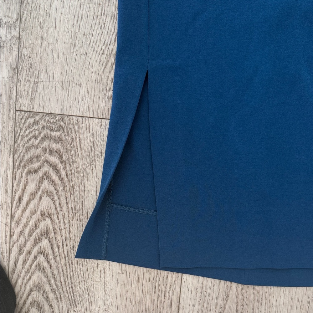 Diane Von Furstenberg blue and silver Pencil Skirt - Picture 4 of 6